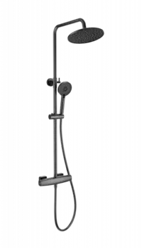 Душевой гарнитур Wonzon & Woghand WW-B3035-A-BGG темный графит