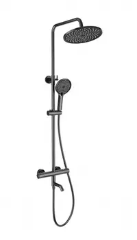 Душевой гарнитур Wonzon & Woghand WW-B3065-T1-BGG темный графит