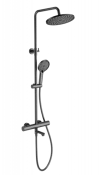 Душевой гарнитур Wonzon & Woghand WW-B3069-BGG темный графит