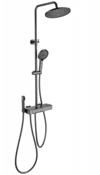 Душевой гарнитур Wonzon & Woghand WW-B3580-BGG темный графит