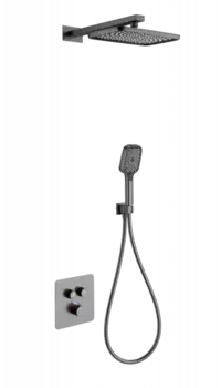 Душевой гарнитур Wonzon & Woghand WW-B4003-BGG темный графит