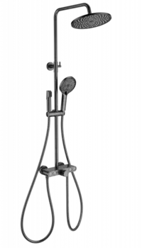 Душевой гарнитур Wonzon & Woghand WW-B4113-BGG темный графит