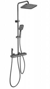Душевой гарнитур Wonzon & Woghand WW-B4129-BGG темный графит