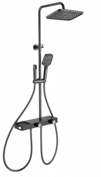 Душевой гарнитур Wonzon & Woghand WW-B4161-BGG темный графит