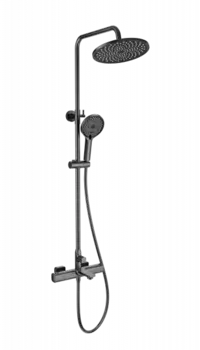 Душевой гарнитур Wonzon & Woghand WW-C3011-A-BGG темный графит