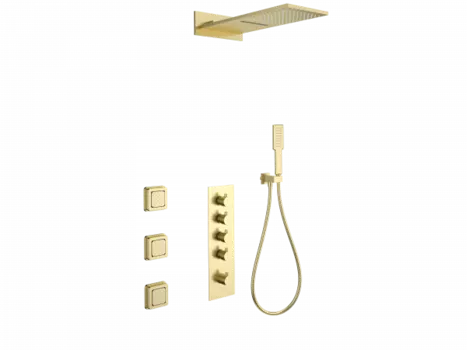 Душевой гарнитур Wonzon & Woghand WW-D4100-BG золото