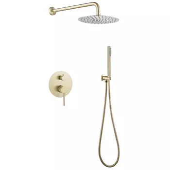 Душевой комплект Abber Emotion AF8818G золото матовое