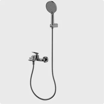 Душевой комплект AQUAme Como AQM6512GM серый матовый