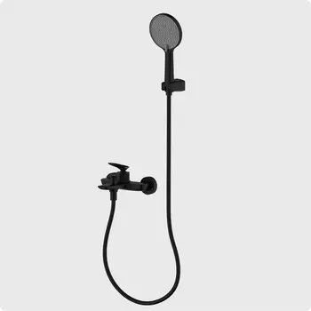 Душевой комплект AQUAme Como AQM6512MB черный матовый