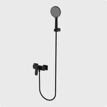 Душевой комплект AQUAme Imola AQM6713MB черный матовый