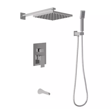 Душевой комплект Berges Wasserhaus Nardis 3S хром сильвер