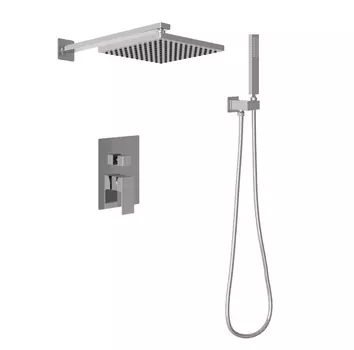 Душевой комплект Berges Wasserhaus Ventas 2S хром сильвер