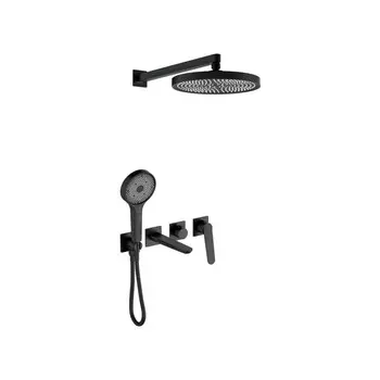 Душевой комплект Bronze de Luxe ICON 3009CB черный