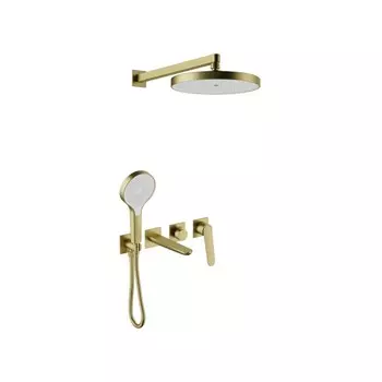 Душевой комплект Bronze de Luxe ICON 3009CBG матовое золото