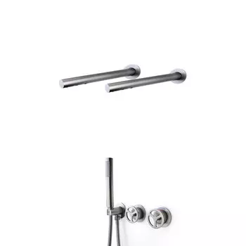 Душевой комплект Bronze de Luxe LIBERTY 5011GG-F графит