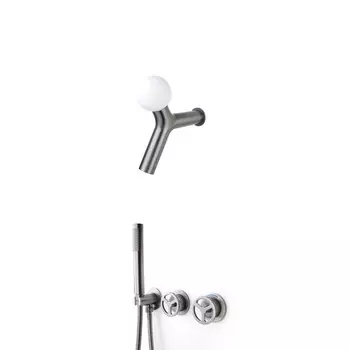 Душевой комплект Bronze de Luxe LIBERTY 5011GG-L графит