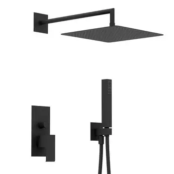 Душевой комплект Cezares Porta-Dsipq-25-Nop черный матовый