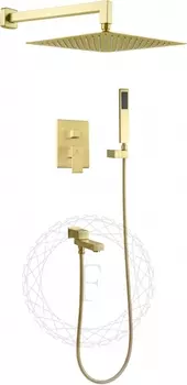 Душевой комплект Filarete Fing FL1040MG золото матовое