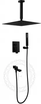 Душевой комплект Filarete Fing FL1042BL черный матовый