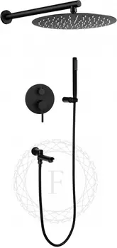 Душевой комплект Filarete Roun FL1020BL черный матовый