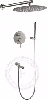 Душевой комплект Filarete Roun FL1020NK никель