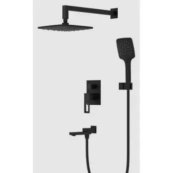 Душевая система Gappo Futura G7117-6 встраиваемая, черный