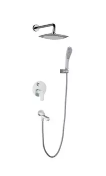 Душевая система Gappo G7148-8 встраиваемая, белый/хром