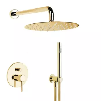 Душевой комплект Giulini Futuro F6513KB-25O Золото