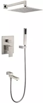 Душевой комплект Grocenberg GB5089NK-1 встраиваемый, никель