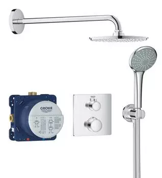 Душевая система Grohe Grohtherm 34734000 встраиваемая, с термостатом