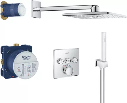 Душевая система Grohe Grohtherm SmartControl 34706000 встраиваемая, с термостатом