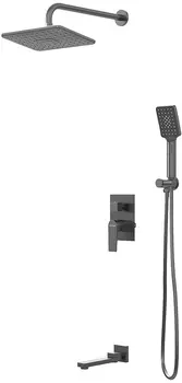 Душевой комплект Grossman Classic 501.K35.04.420 графит брашированный