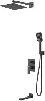 Душевой комплект Grossman Style 501.K35.05.210 черный матовый