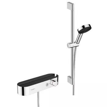 Душевой комплект Hansgrohe Pulsify Select S 24260000 105 3jet с термостатом