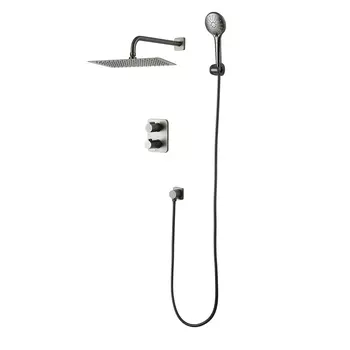 Душевой комплект Lemark LM3749GM черный