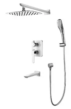 Душевая система Lemark Melange LM4922CW встраиваемая, белый/хром