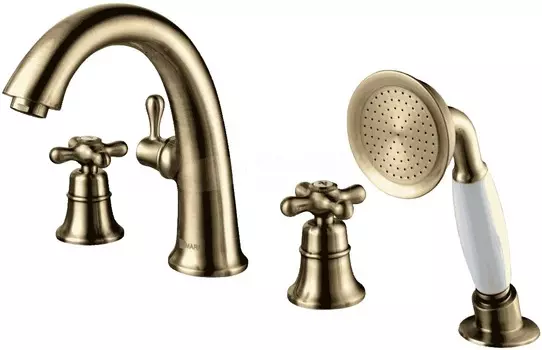 Душевой комплект Lemark Vintage LM2808B + LM2841B бронза