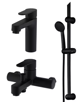 Душевой комплект OneLife P07-511b черный