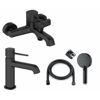 Душевой комплект Orange Karl M05-311b черный