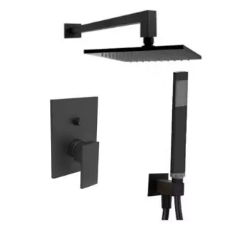 Душевой комплект Paffoni Elle KITEL015NO/M черный матовый