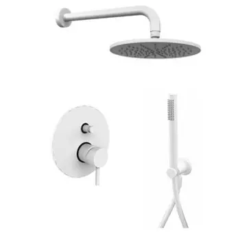 Душевой комплект Paffoni Light KITLIG015BO белый матовый