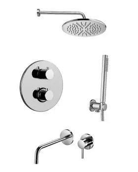 Душевой комплект Paffoni Light KITLIQ018CR006KING хром