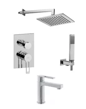 Душевой комплект Paffoni Ringo KITRIN018CR071 хром