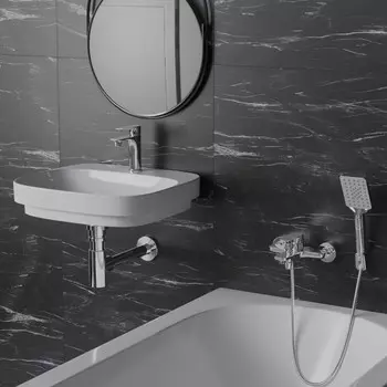 Душевой комплект Paini Garda 3 в 1, для раковины и ванны с душевым набором, хром