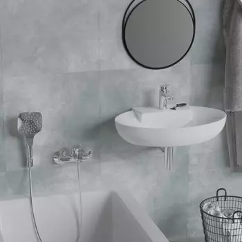 Душевой комплект Paini Laguna 3 в 1, для раковины и ванны с душевым набором, хром