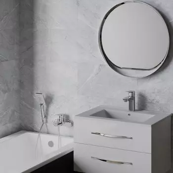 Душевой комплект Paini Viva Style 3 в 1, для раковины и ванны с душевым набором, хром