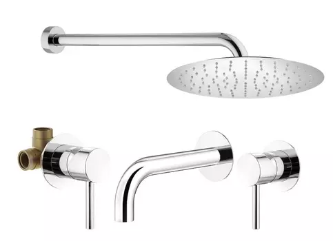 Душевой комплект Plumberia Selection Ixo KITXO01CR210 хром