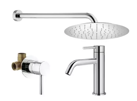 Душевой комплект Plumberia Selection Ixo KITXO01CR53 хром