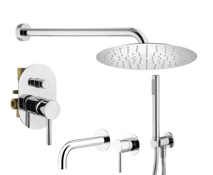 Душевой комплект Plumberia Selection Ixo KITXO15CR210 хром