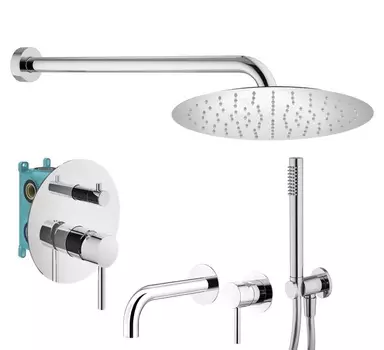 Душевой комплект Plumberia Selection Ixo KITXO18CR210 хром